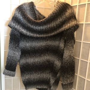 Oversized cowl neck sweater